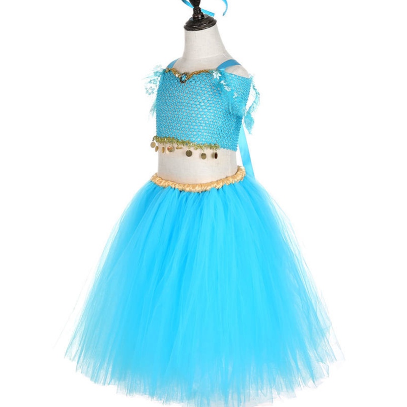 Girls Princess Kostuum Fancy Christmas Party verkleed met accessoires