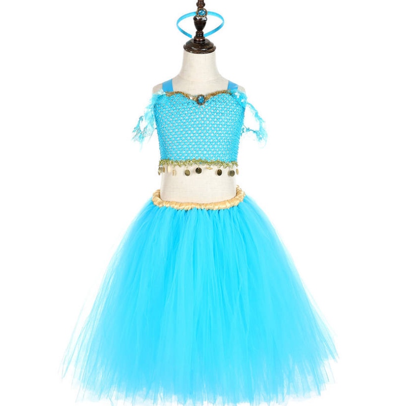 Girls Princess Kostuum Fancy Christmas Party verkleed met accessoires