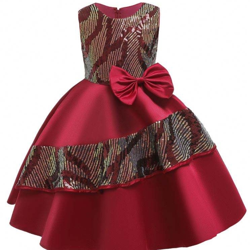 Fancy Frock -pailletten ontwerpen meisjes feest bling bling jurken kinderkleding l5146