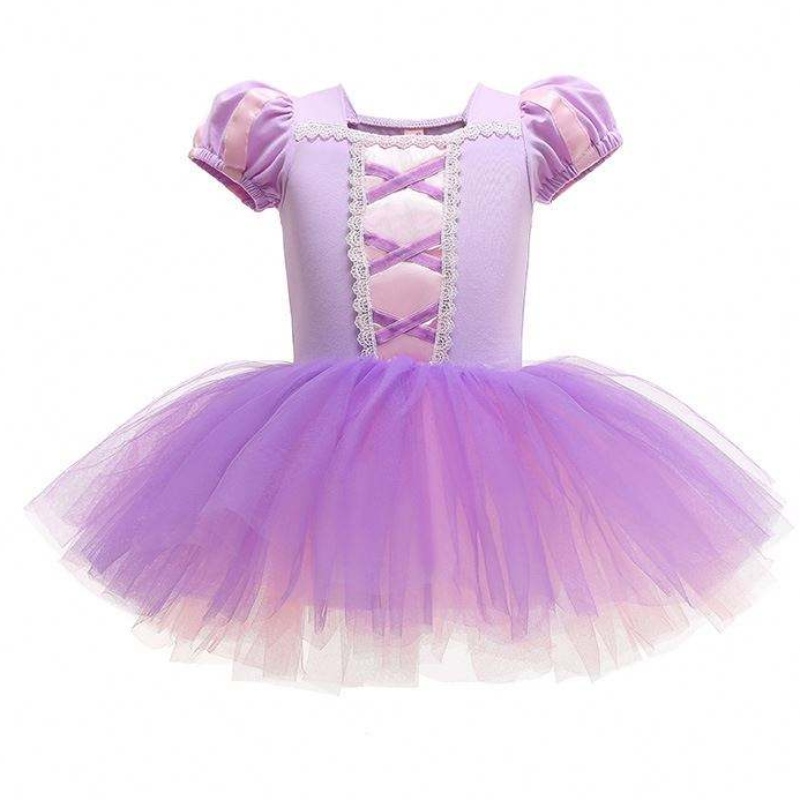 Baige prinses Elsa katoen kleding Kinderkleding uitvoeren Kleding Event feest Outfits Balletjurk Tutu Design