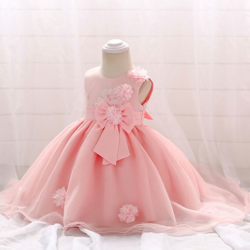 Meisjes Flower Girl Dress Kids trouwjurken feest eerste communion Verjaardagsbloemfeest Modejurk