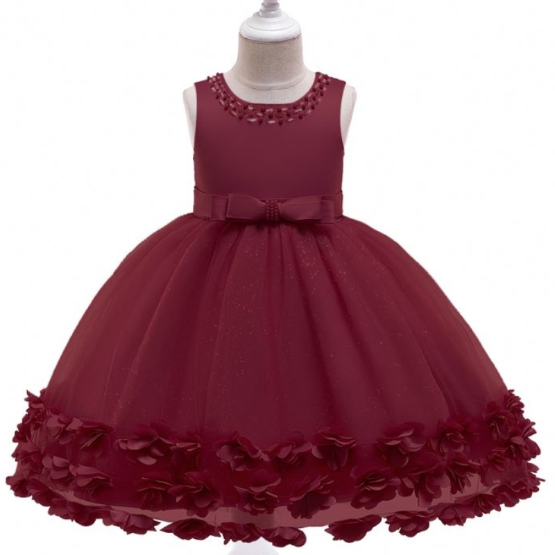 2020 jurken voor meisjes van 10 jaar oud Design Children \\ 's Wedding Birthday Girl Dress Baby Summer Child L5106