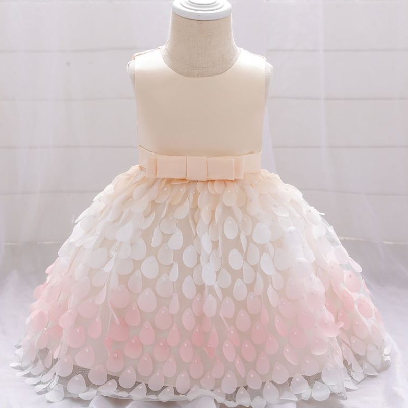 Fancy Mermaid Pargin babyjurk kleurrijke prinses meisjes feest verjaardagsjurken l1925xz