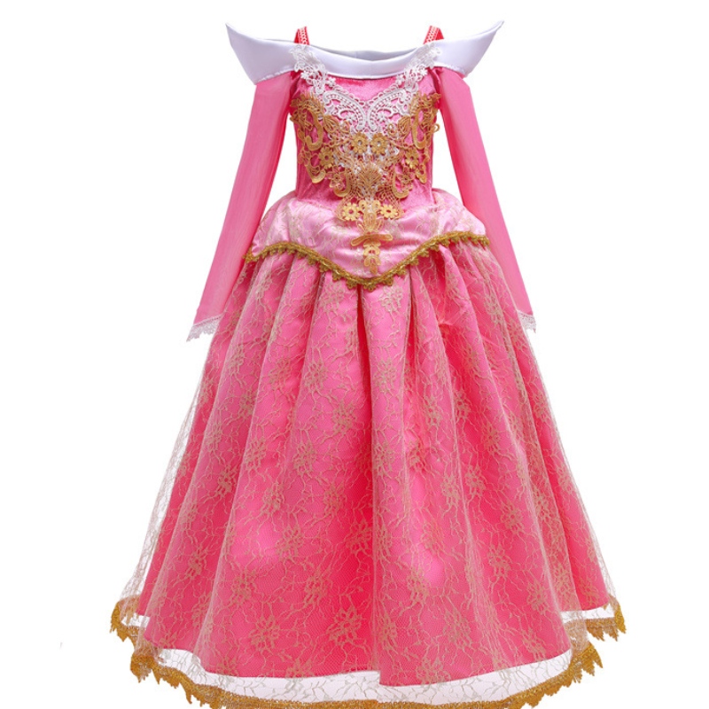 Hot Sale Girls Dress Christmas Princess Cosplay Kostuumjurken Girl voor Halloween -feest