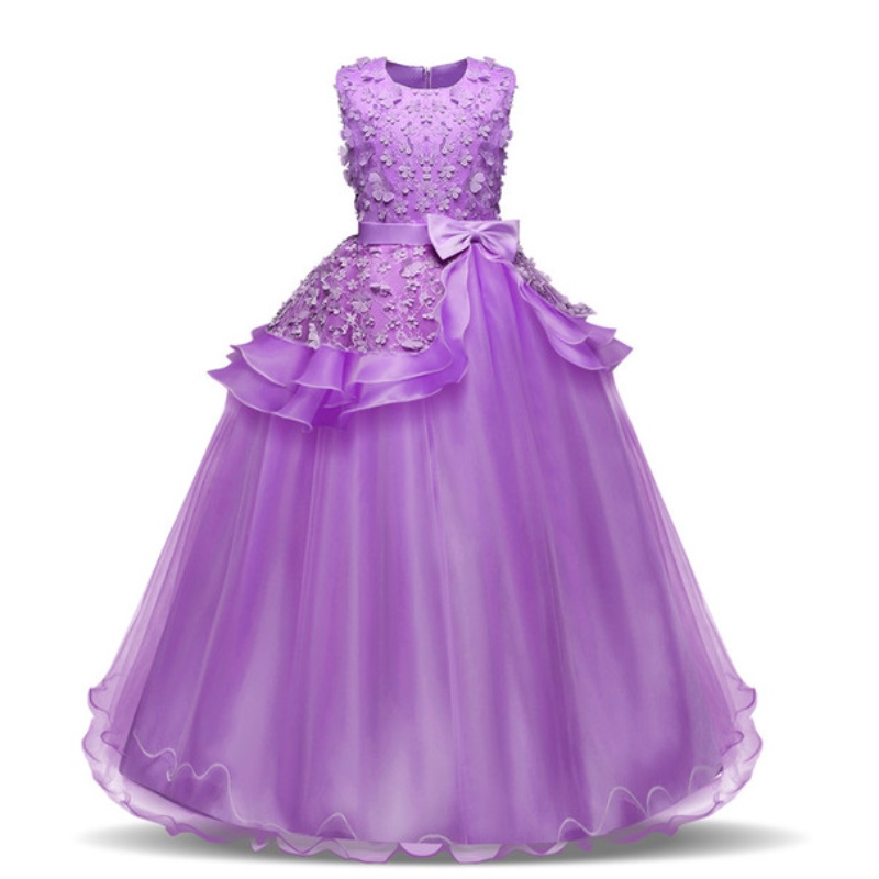 Baby Girl Pageant formele jurken zomerfeest slijtage meisjes verjaardag outfits tienermeisjes 8 14t doop jurk tutu boetiek jurk