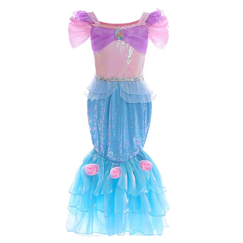 Meisje kleine zeemeermin prinses fancy verkleed kostuum kinderen zomerjurken kinderen Halloween verjaardagsfeestje outfit kleding