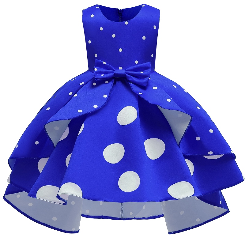 Meisjes feestjurk polka dot prinses jurk kinderen \\ 's amazon jurk rok