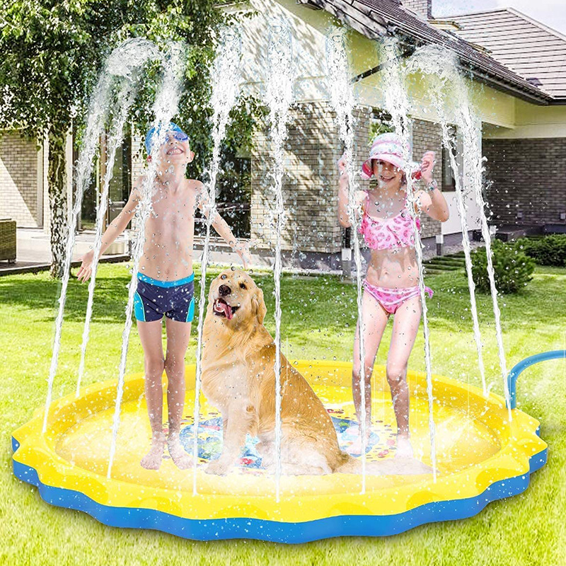 opblaasbare sprinklermat Pet Kids Splash Pad