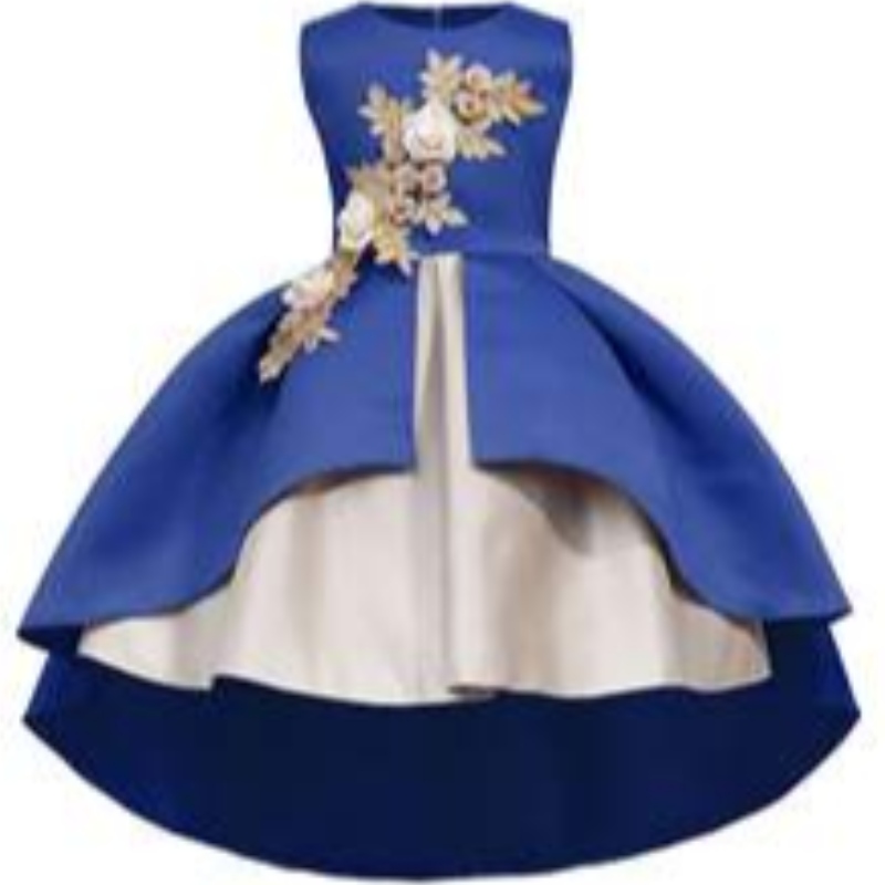 3D Flowers boetiek peuter gelaagde jurk mouwloze prinses feestkleding voor kinderen verjaardag