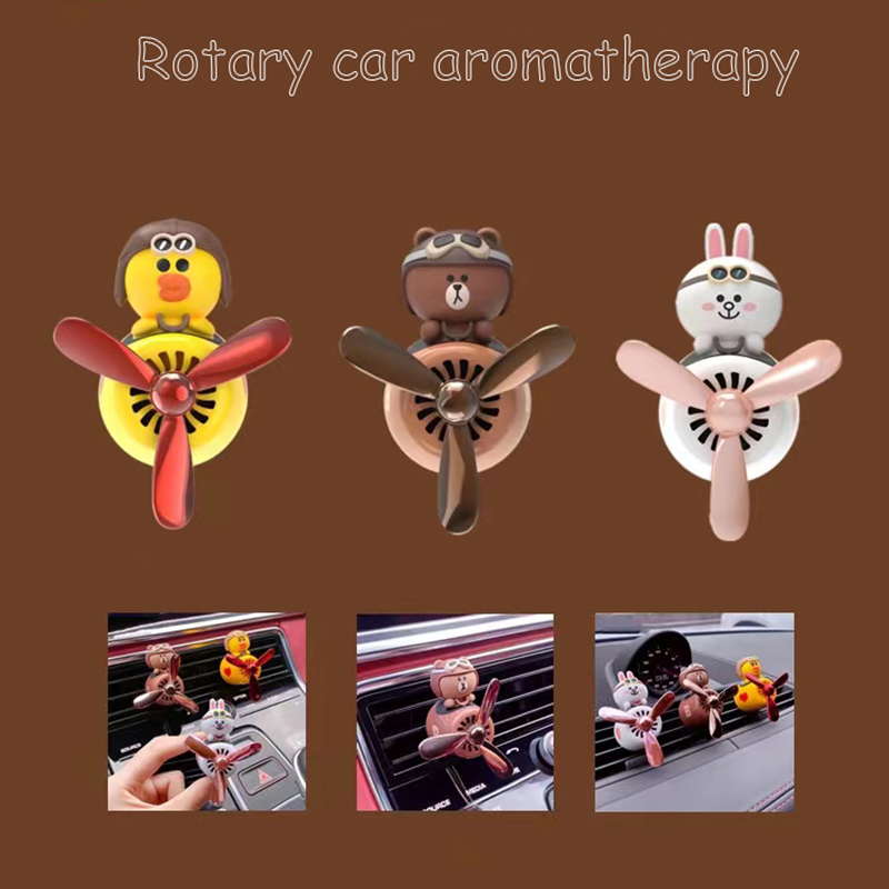 Auto hanger luchtuitlaat aromatherapie piloot propeller beer, konijn, luchtverfrisser auto -onderdelen