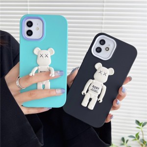 Hetnieuwe product is geschikt voor Apple iPhone13Pro Explosive Bear Mobile Phone Protective Case, en de ondersteuningsfunctie is anti -vallende en anti -trillingen mobiele telefoon shell
