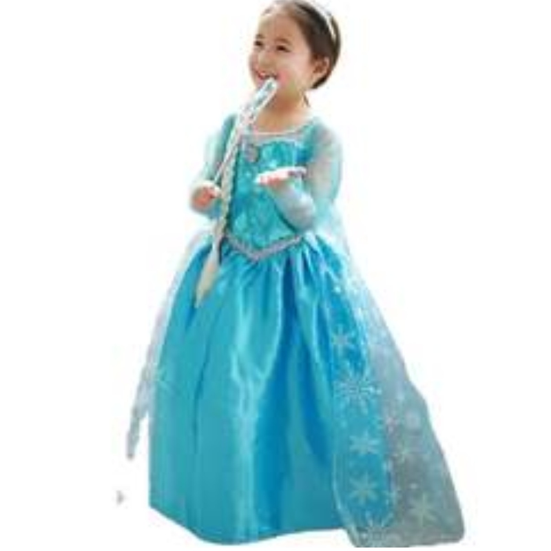 Frozen Elsa Anna Costume Elsa 2 Dress Halloween Girls \\ 'jurken met lovertjes