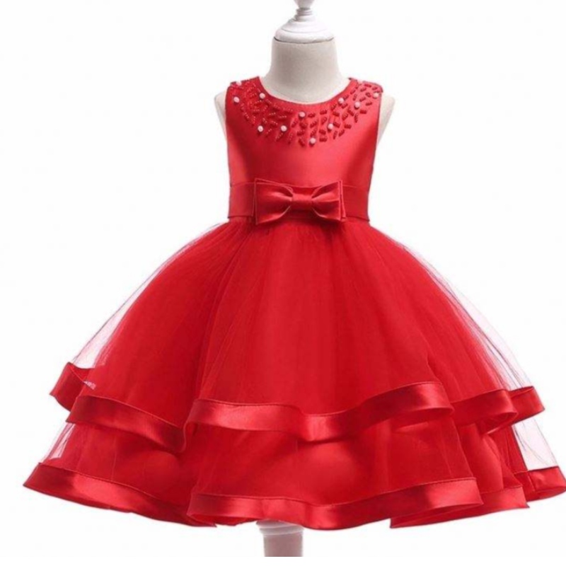 Baige Hot Sales Girl Party Draag Kinderjurken Ontwerpen Baby Party Dress L5017