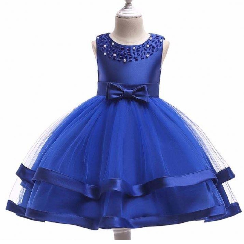 Baige Hot Sales Girl Party Draag Kinderjurken Ontwerpen Baby Party Dress L5017