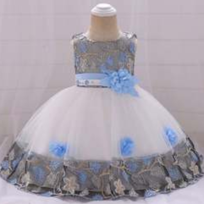 Nieuwe kerstkleding Kleding Katoen in Girl's kledingset Girls ruche Outfits Princess Dress Girls Formele tweedelige jurk L5045XZ