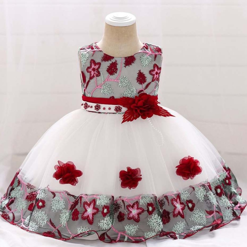 Nieuwe kerstkleding Kleding Katoen in Girl's kledingset Girls ruche Outfits Princess Dress Girls Formele tweedelige jurk L5045XZ