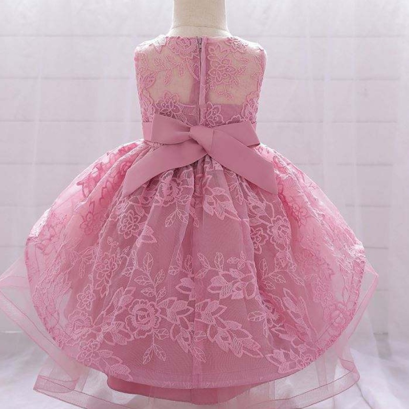 Baige 2021 Goede kwaliteit Nieuwe babyjapon Design Toddler Girls Child Summer Trailing Dress T1939XZ