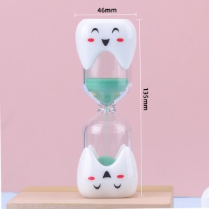 NIEUWE BRIJST CREATIEVE 2 MINUTEN 3 MINUTEN SANDKLOK VOOR KINDER TOUTE-STANDE ZWAARDIG