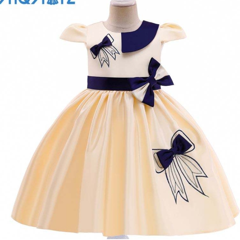 Baigenieuwste ontwerpen Verjaardag Bloemfeest Kinderen Kleding Huwelijk Princess Little Kinder Kleding Girls Jurk