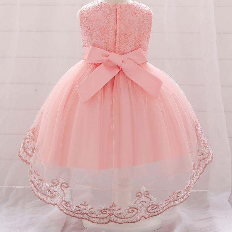 Baige groothandel peuter meisje kleding fluffyfashion gelaagde cake jurk formele applique meisje prinses jurken voor kinderen l1921xz