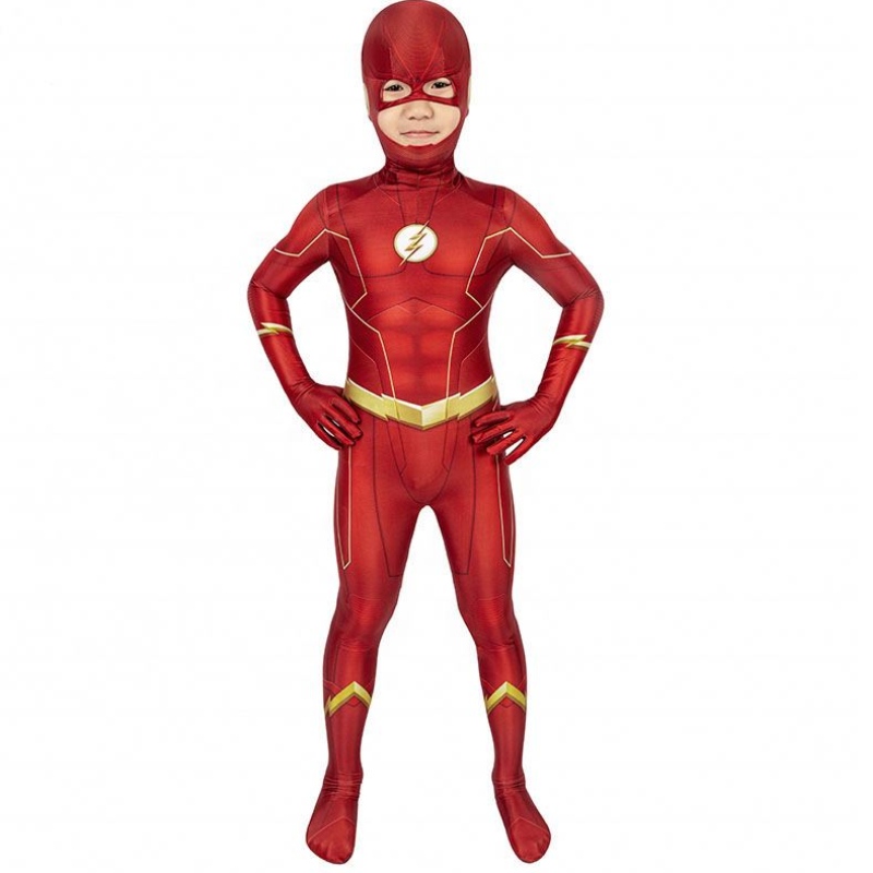 Factory Directe verkoop The Flash Season 5 Barry Allen Kids Superhero Costumes Panty's en Costumes Cosplay