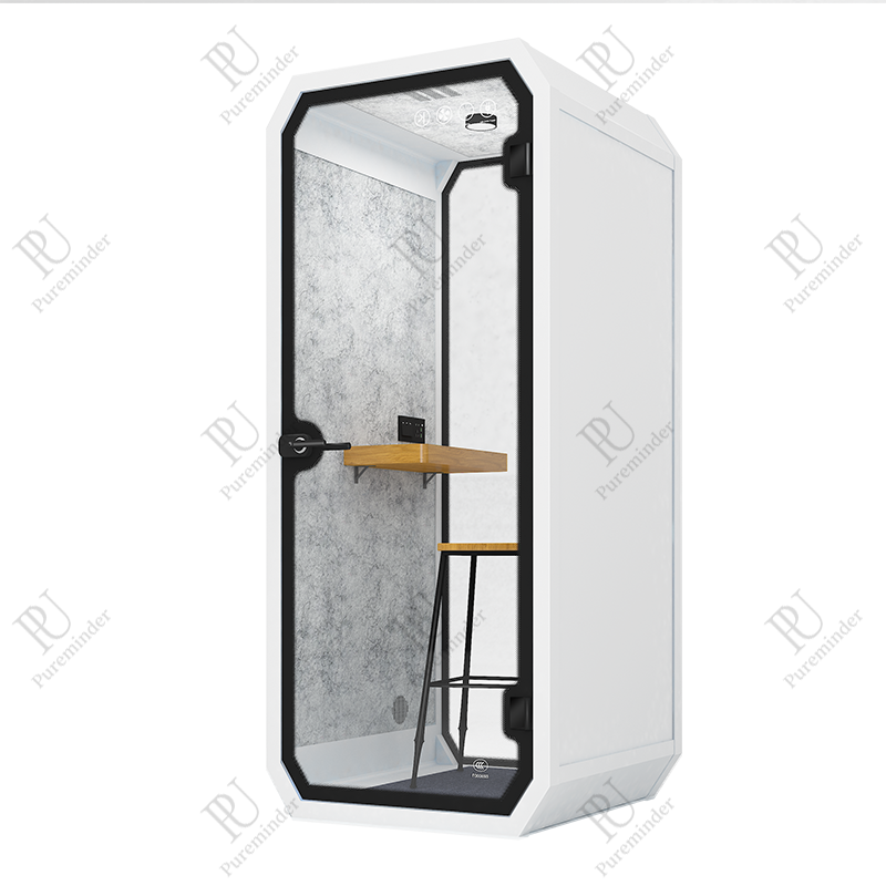 Pureminder S Maat Soundproof Booth privé Portable Privacy Silence voor thuis- en kantoorbijeenkomst