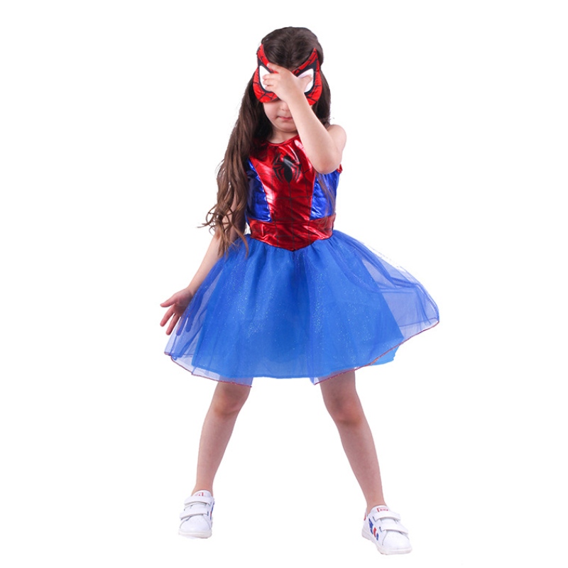 Children's Day Spider Girls Cosplay kostuums kostuum voor kinderen verjaardagsfeestje feest