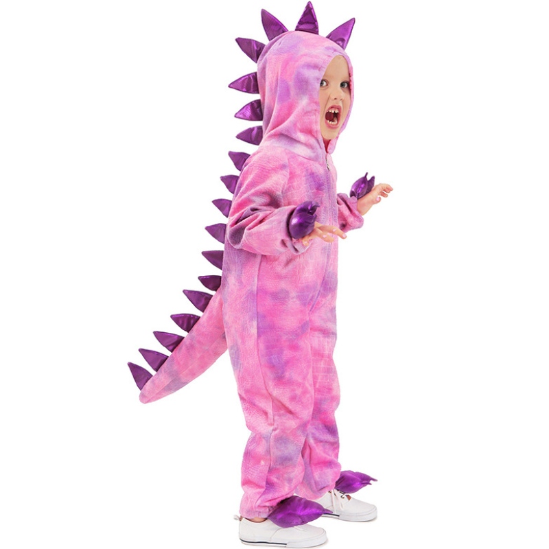 Dinosaurus -kledingcosplay jumpsuit van kinderen schattig Tyrannosaurus Rex Jurassic kostuums