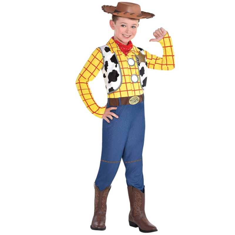 Halloween Cartoon Character Anime Costume Children \\'s Cowboy Cosplay kostuum