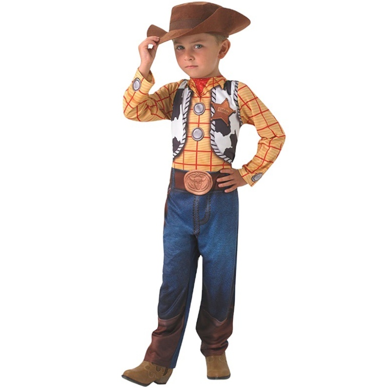 Hot Sale Fashion in Stock Halloween Kids Western Cowboy-kostuum voor 3-10 jaar jongen