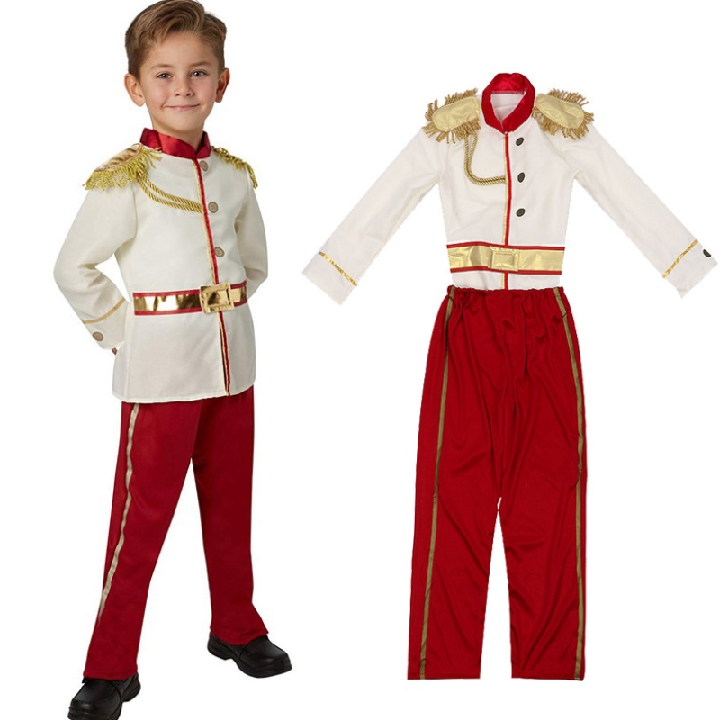 Halloween Stage Cosplay Children Fairy Tale Handsome Prince Charming Boy Halloween -kostuum