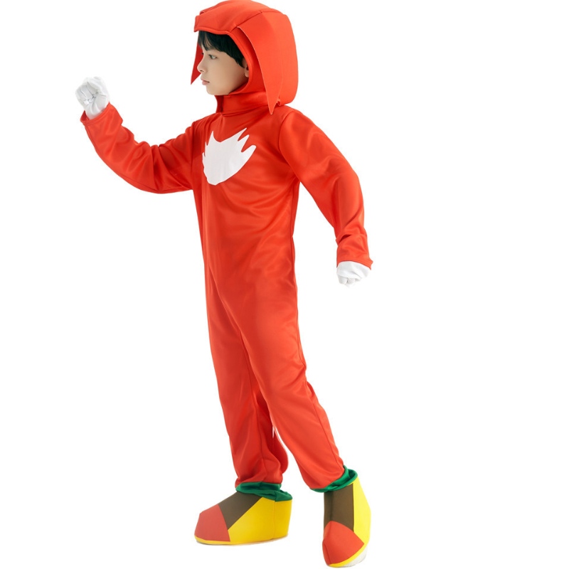 Red Sonic Cosplay kostuum voor kinderen Halloween Party Sonic Rat Jumpsuit