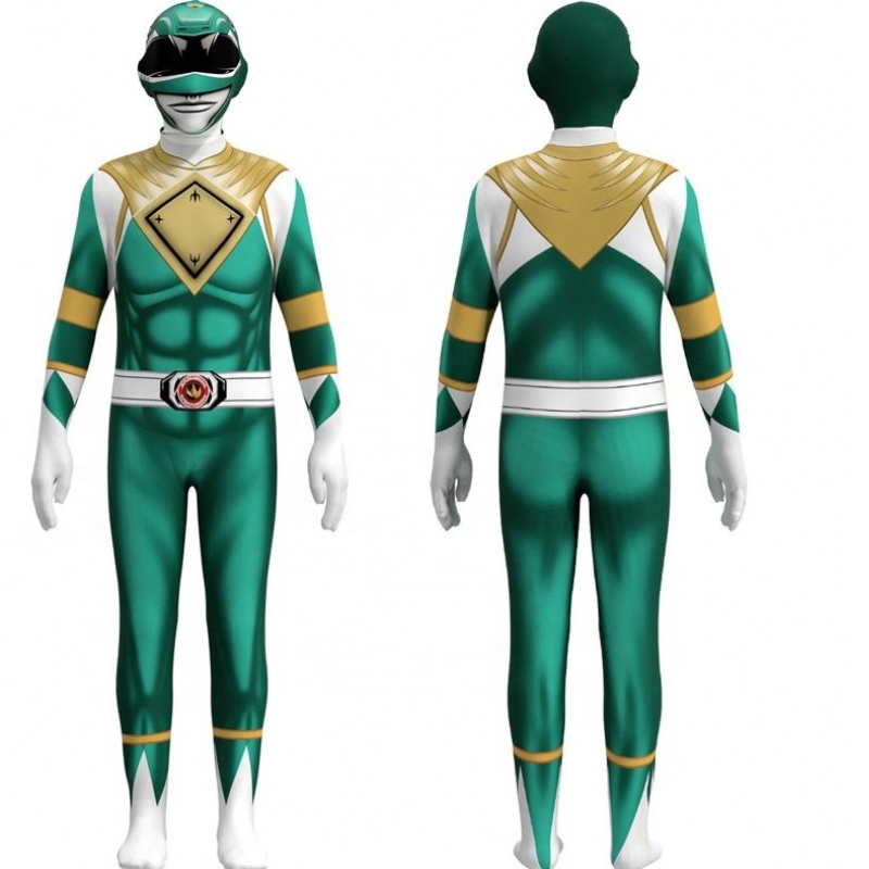 Multiple Color TV&Movie Superhero Sets Halloween Party Prestaties Performance Wear Power Ranger kostuum
