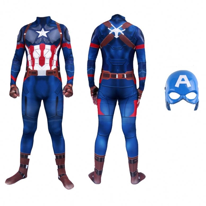 Avenger Winter Guard voor Halloween Kids&men America TV&movie Game Cosplay China Factory Supply Past is The Captain Costume
