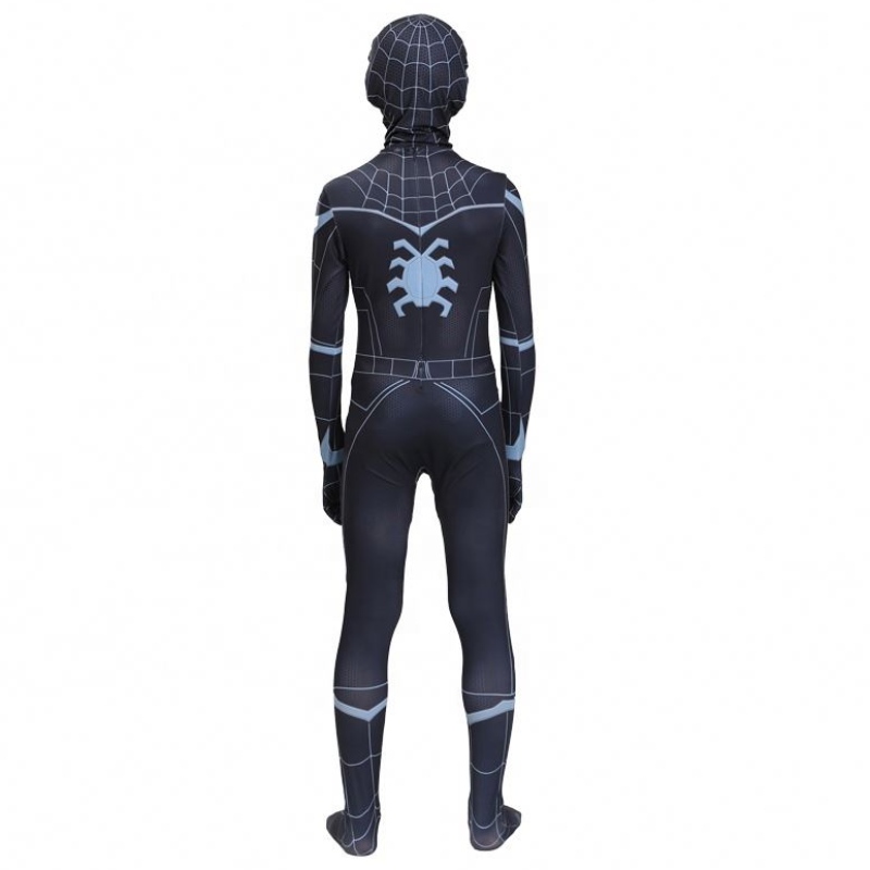 Geweldige Shadow Spider Mask TV&film Avenger Halloween Cosplay Kleding voor kinderen&ADULTS SUPERHERO ZWART Spiderman Kostuumpak