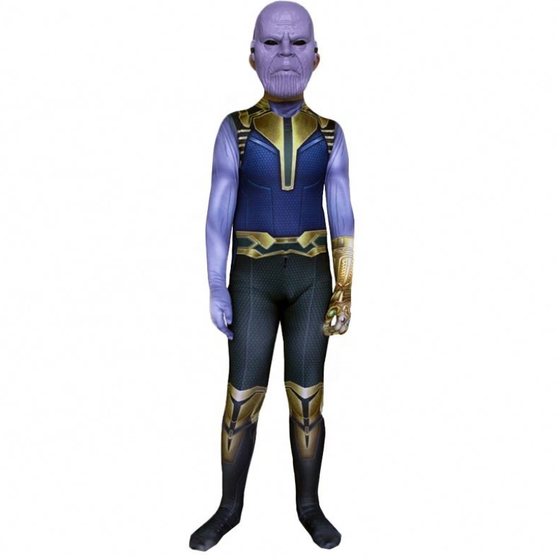 Factory Supply Purple Skin Infinity War Halloween TV&Movie Props for Kids Thanos kostuum met masker