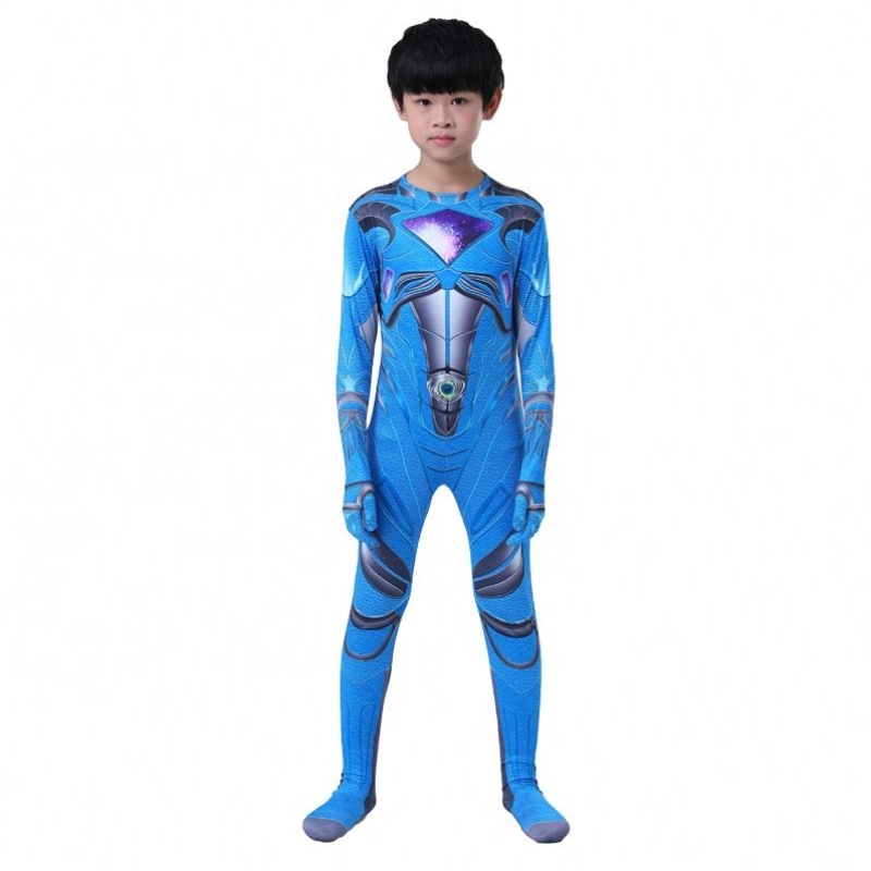 Groothandel Meerdere kleuren Halloween Carnival Party Cosplay Five Beast Superhero Mystic Force Power Ranger kostuumpak voor kinderen