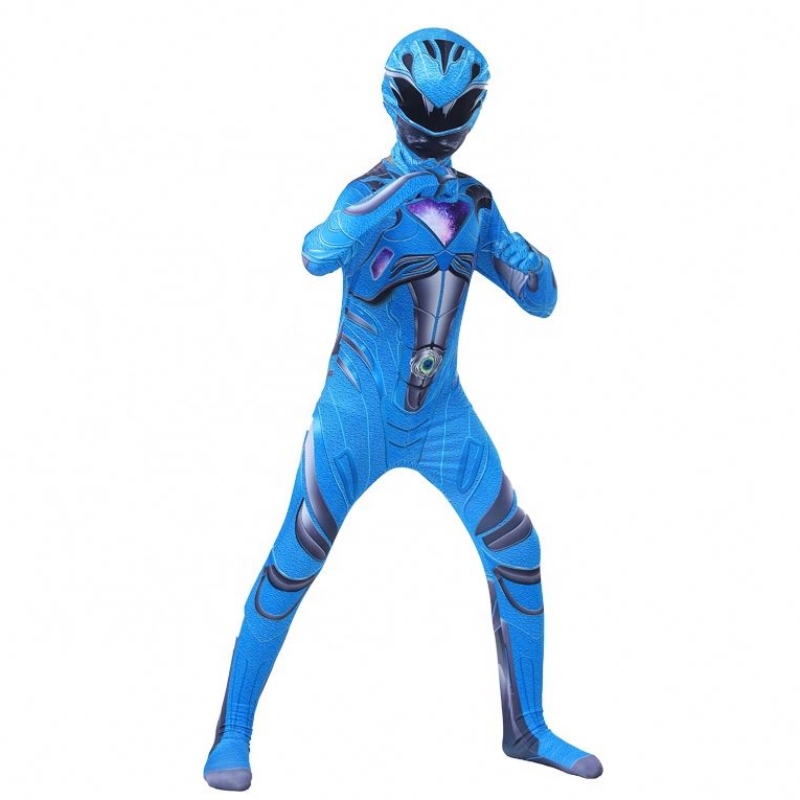 Groothandel Meerdere kleuren Halloween Carnival Party Cosplay Five Beast Superhero Mystic Force Power Ranger kostuumpak voor kinderen