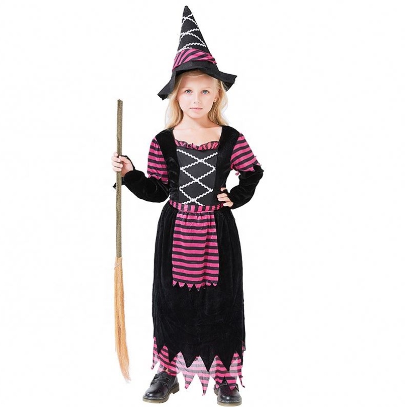 Hot Nieuwe fabriek Direct Kids Halloween Cosplay Kostuums Kindercosplay Little Witch -kostuums