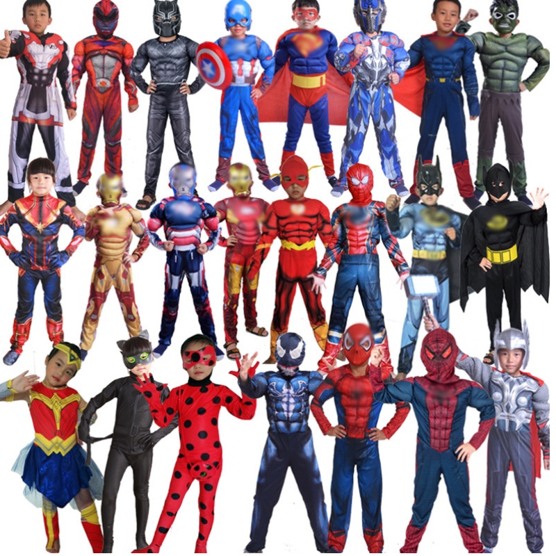 Halloween Children's Party Kids Costume Boys and Girls Cosplay Superhero Costume