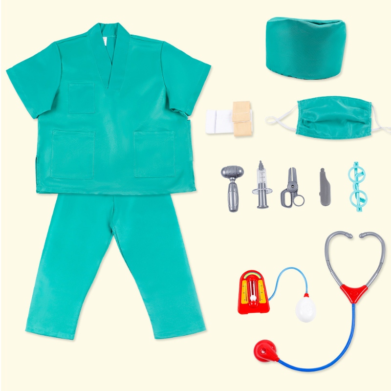 Kinderdokter Kostuum Doctor Chirurg Kleed Toddler Boy Girl Halloween Costume Role Play Set en Accessoires