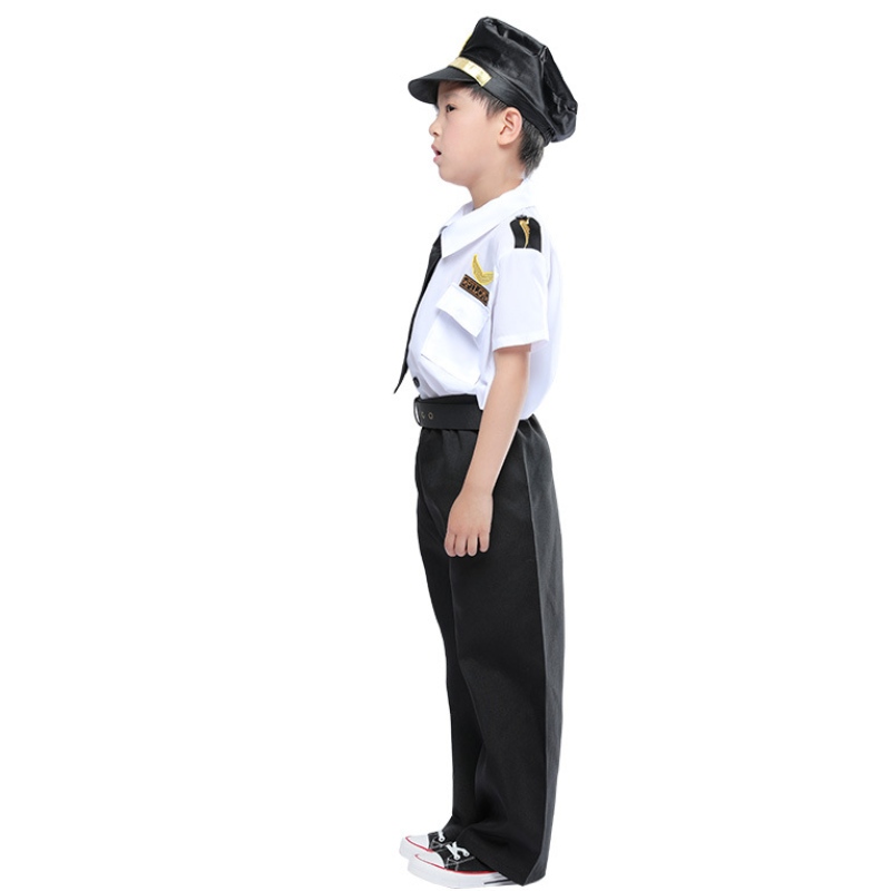 Kleed Deluxe Children Pilot Costume Set Young Captain Role Play Pak