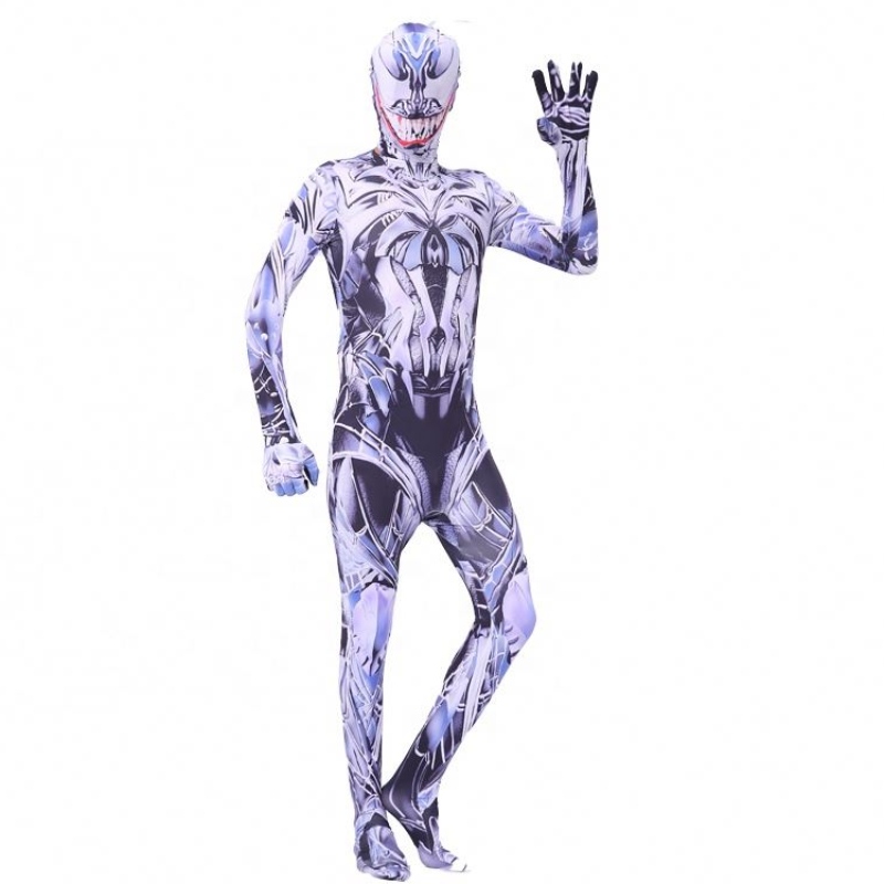 Special Design Color Movie Fancy Bodysuit Volwassenen kinderen jongens superheld jumpsuit Halloween Venom Spiderman Cosplay kostuums