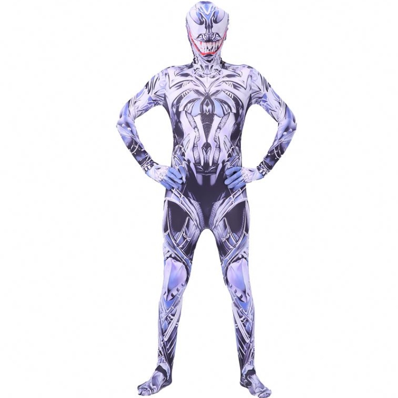 Special Design Color Movie Fancy Bodysuit Volwassenen kinderen jongens superheld jumpsuit Halloween Venom Spiderman Cosplay kostuums