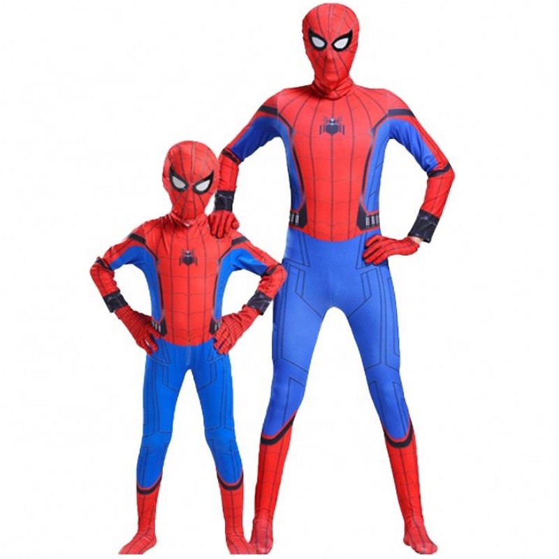 TV Movie Game Bodysuit Ouderkinderen Parallel Universe Black Spider Jumpsuit Adult Anime Cosplay Spiderman Halloween-kostuum