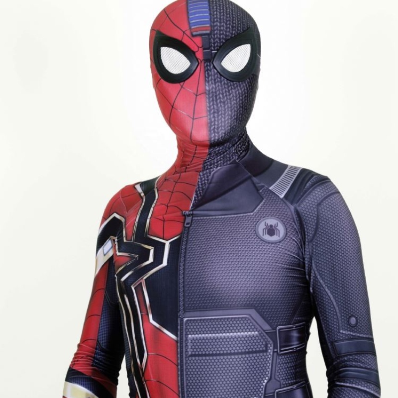 Spandex Stealth Superhero Amazing Spider Man Jumpsuit Halloween Cosplay Sets Spider Man kostuum voor mannen&kids