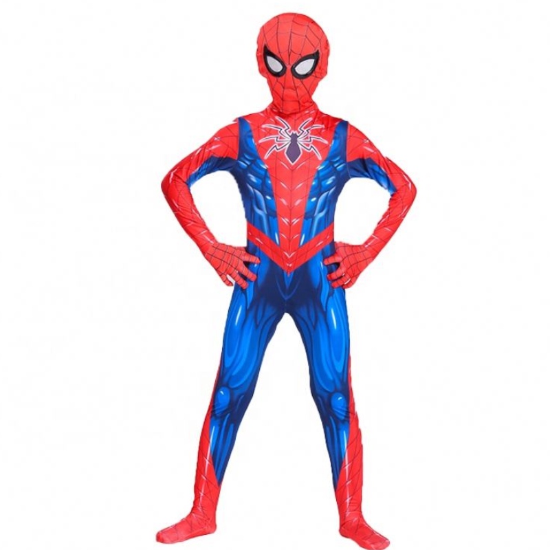 3D -print polyester panty's voor kinderen Halloween Party Cospida Spiderman -kostuum met masker