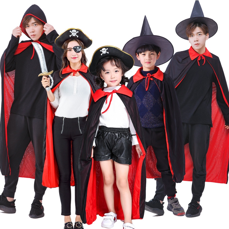 Groothandel Nieuw kinderfavoriet Superhero Cosplay Kinderheld Cape Cloak Suit kostuum voor Halloween -feest