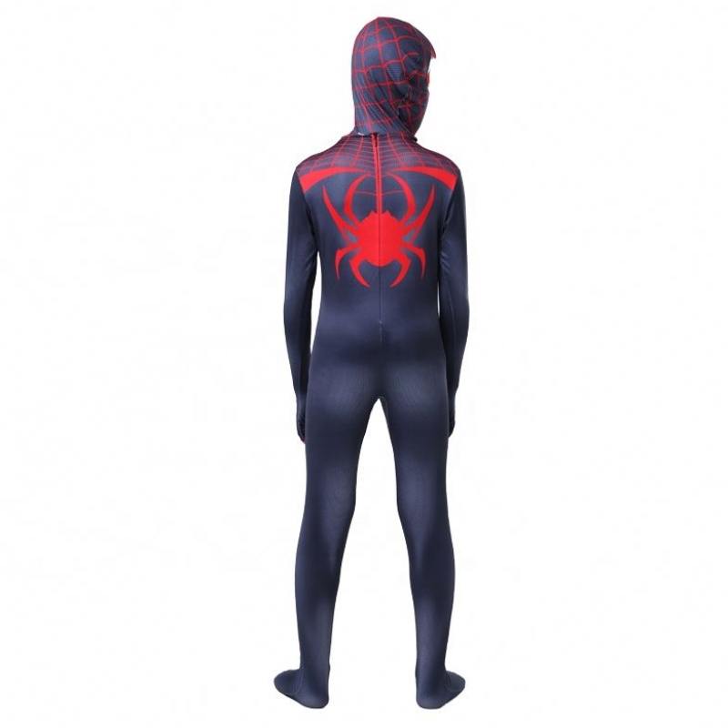 Nieuwe stijl Hot Sale Halloween Black&red for Boys Child TV&movie Superhero Cosplay Factory Direct Spider Man Jumpsuit kostuums