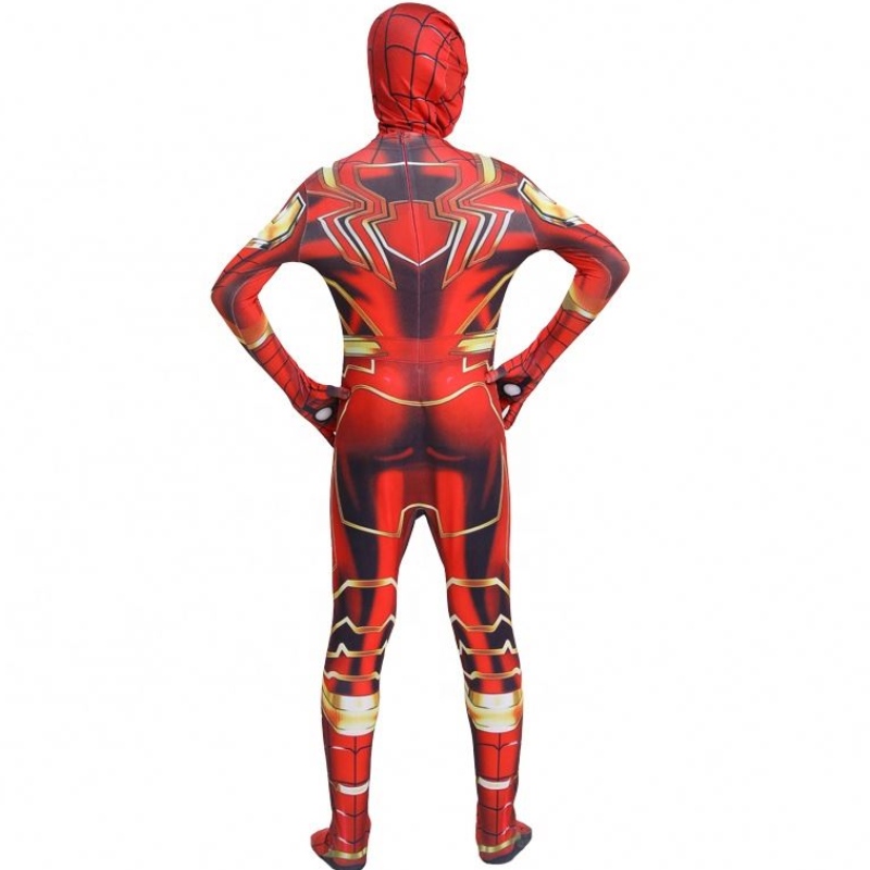 Verschillende Halloween -kostuums Kids Performance Wear Anime Spandex TV&movie Spiderman Kids Superhero kostuums